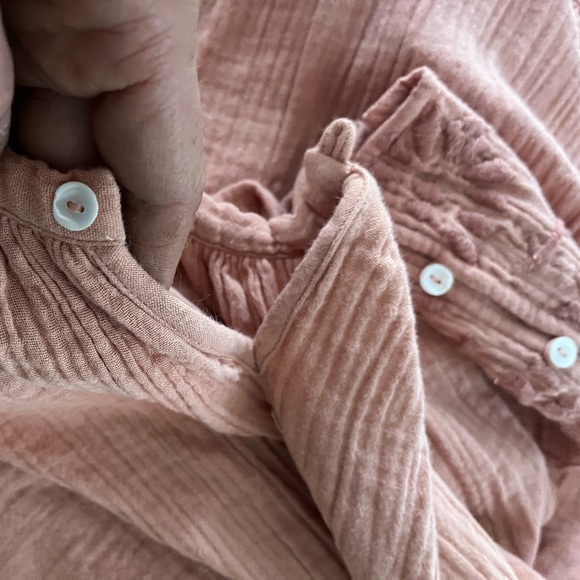 Arnhem Daphne Blouse in Dusty Rose Top Blouse Bohemian Style size Medium - Picture 4 of 6